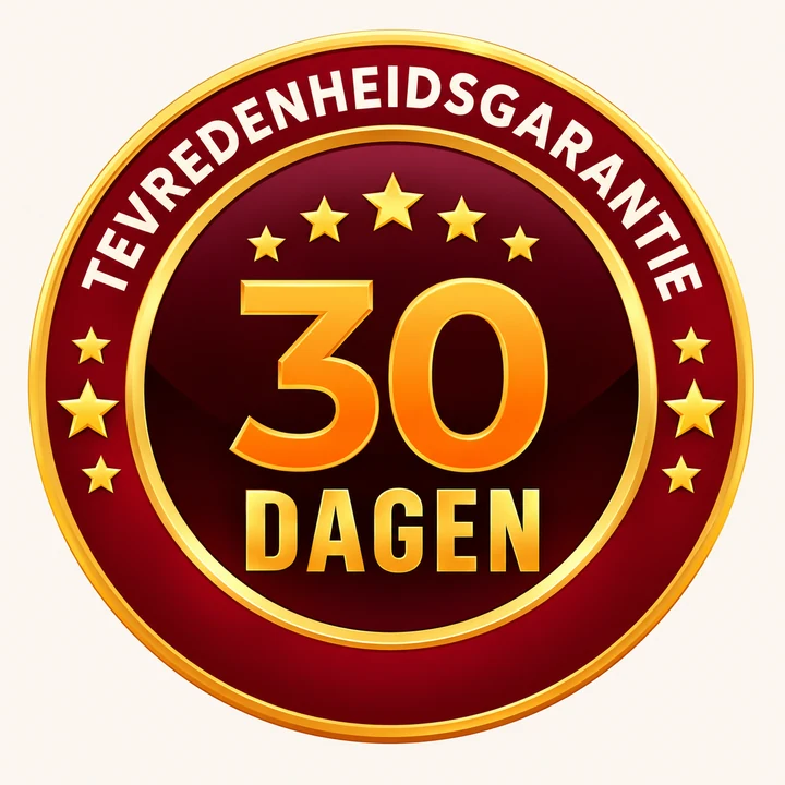 30 dagen tevredenheidsgarantie